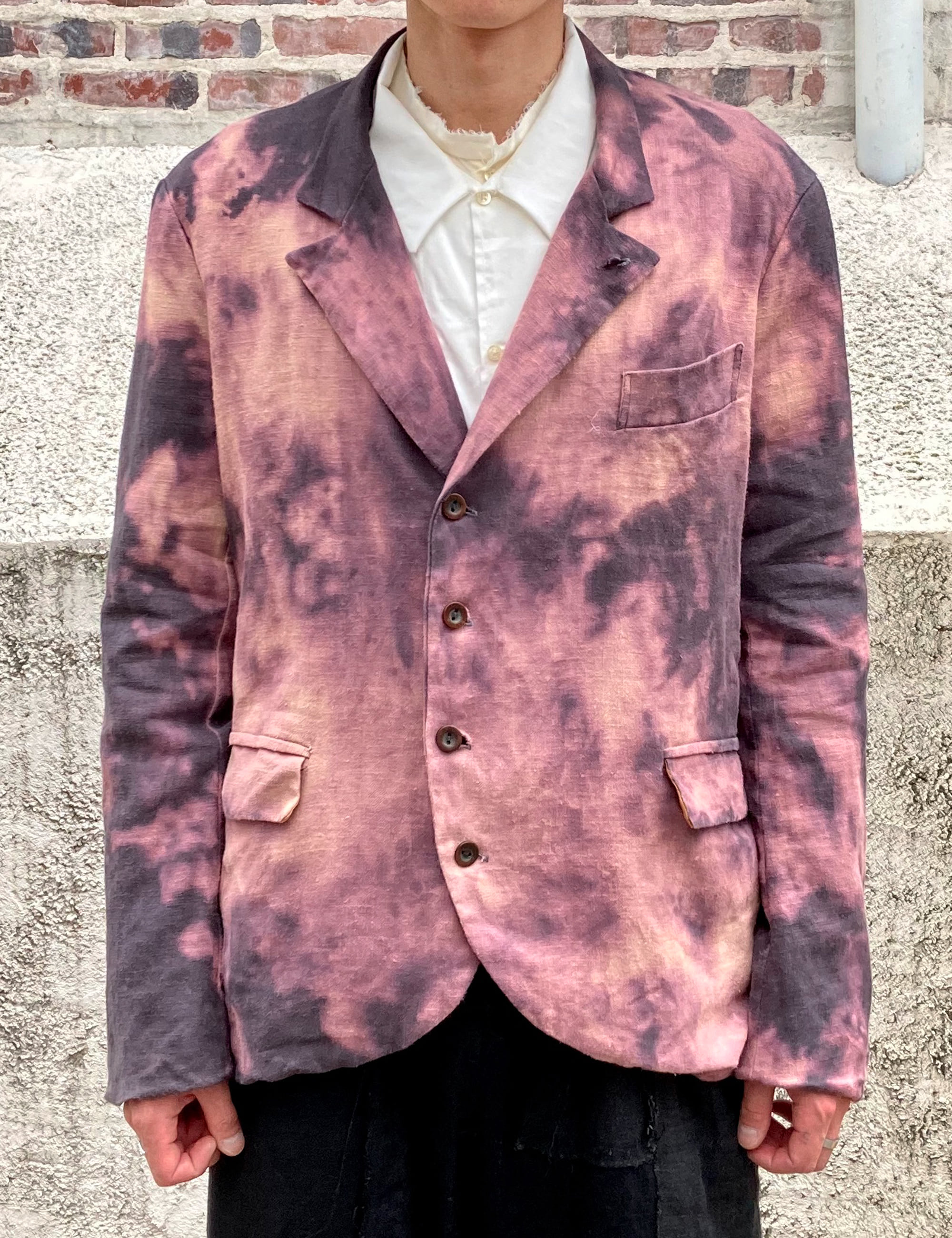 [EXCLUSIVE] BLEACHED 5 BUTTON JACKET