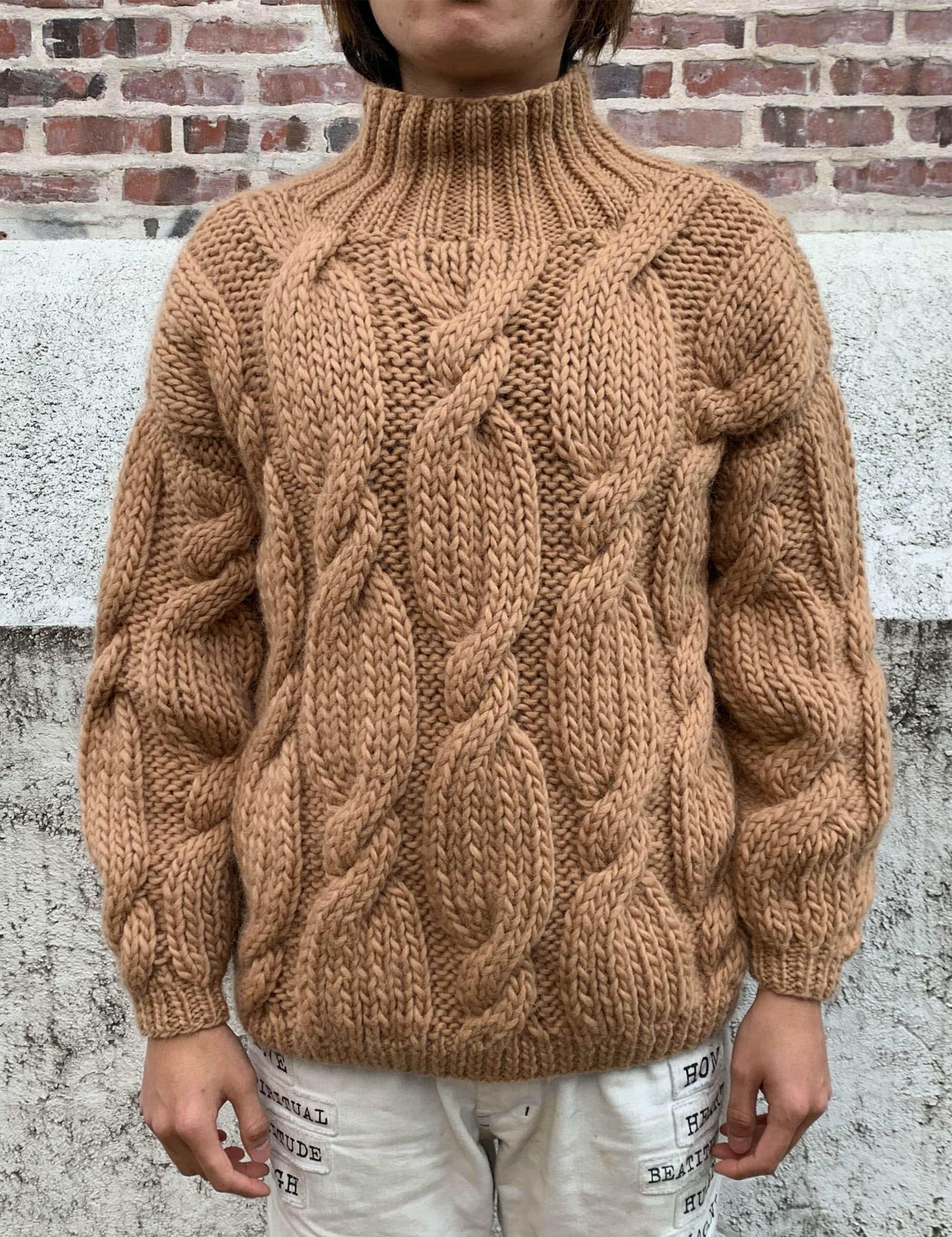 &quot;ONION&quot; ROLLNECK SWEATER_SAND
