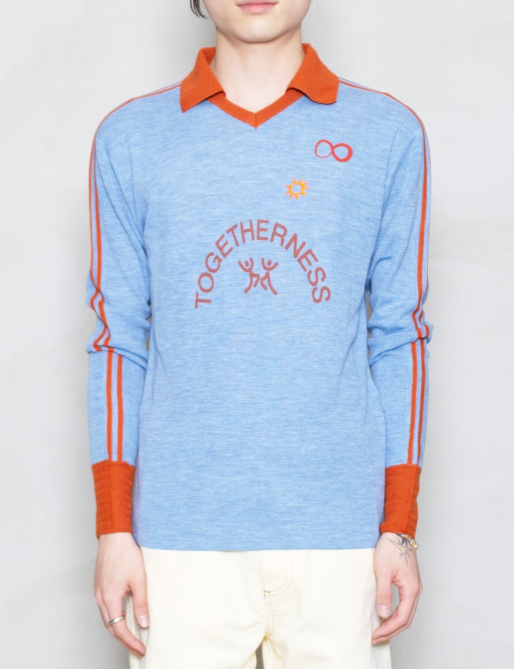 TOGETHERNESS KNIT POLO_BLUE