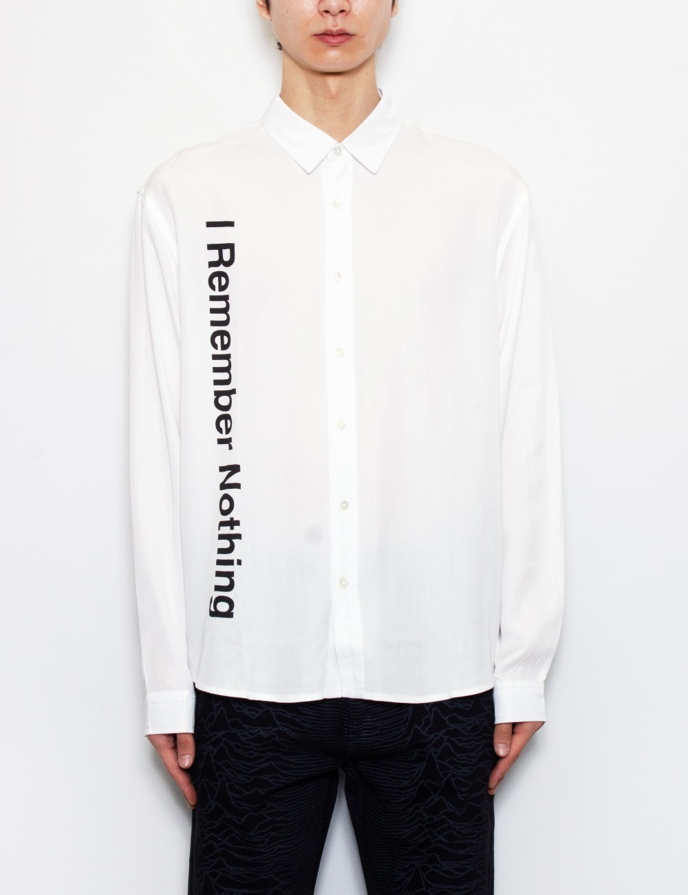 NOTHING BUTTON DOWN_WHITE